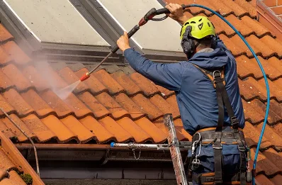 Démoussage et hydrofuge de toiture à la Forclaz